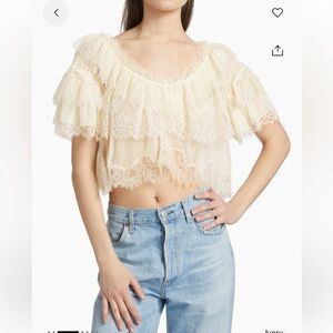 LoveShackFancy Vienne top